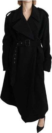 Dolce & Gabbana Trench Coats - Dames - Jas met riem - Zwart - S - Jassen
