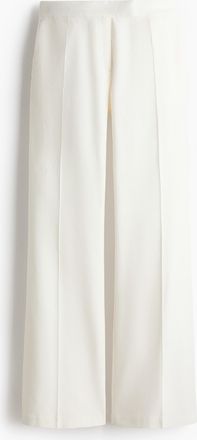 H&M Elegante Hose aus Leinenmix - Weiss