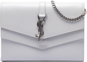 Saint Laurent Pre-owned Saint Laurent Leather Monogram Sulpice Wallet on Chain Ladies UM63PLJ1SE2I2XE4