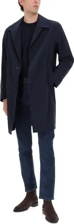 HUGO BOSS Trench Coat - Blue