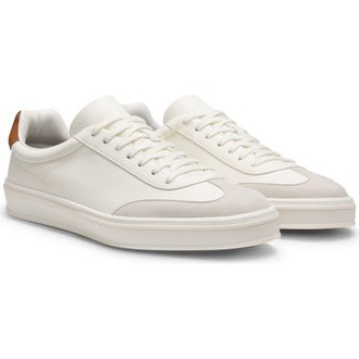 BOSS Zarek Low Top Sneaker in Open White at Nordstrom, Size 12Us
