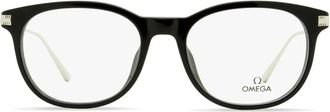Omega Occhiali tondi - Nero