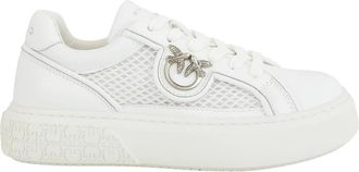 Pinko Yoko 33 Sneaker - Dames - Sneakers - Wit - 36 EU - Leer - Schoenen