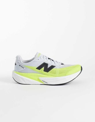 New Balance FuelCell Rebel - Sneakers da corsa bianche e gialle-Bianco
