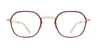 Mykita Jes - Champagne Gold / Cranberry Rx Glasses