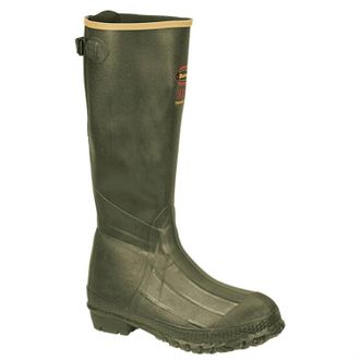 LaCrosse Mens Burly 800G Trac Lite Boots In Forest Green