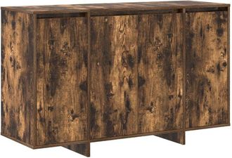 vidaXL Sideboard Smoked oak 120 x 41 x 75 cm Engineered wood Vidaxl