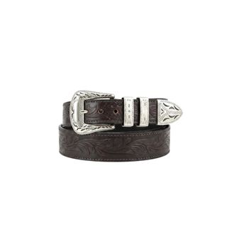 Alberto Luti unisex, Accessoires, Bruin, Maat: 105 CM Leer