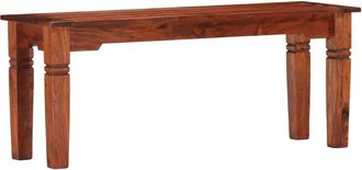 vidaXL Banco De Madera Maciza De Acacia 110 Cm Vidaxl