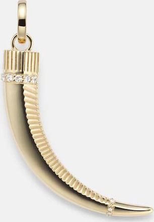 Foundrae 18kt gold pendant with diamonds