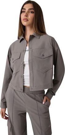Guess Jassen, Dames, Grijs, XS, Rhea Jacket