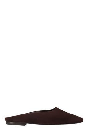 Margaux Eyewear The Clara Mules in Espresso Suede at Nordstrom, Size 39.5