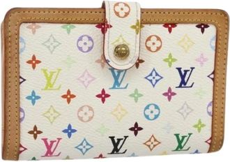 Louis Vuitton Pre-owned Wallets, female, White, Size: ONE SIZE Pre-owned Canvas Wallet