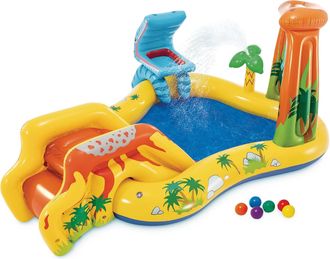 OEM Piscinas Y Cuencos Infantiles Con Forma De Dinosaurio De Playcenter, 249 X 191 X 109 Cm, 57149np, Multicolor, 6,5 Cm