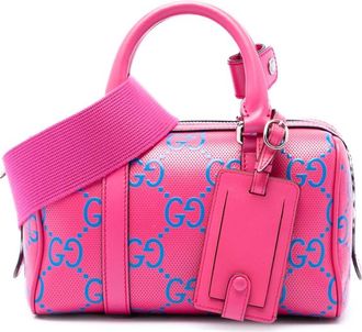 Gucci Pre-owned Gucci Mini Jumbo GG Perforated Leather Duffle Bag Ladies RSRFAJKF7IJHFJYS