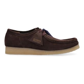 Clarks Su&egrave;de Veterschoenen met Cr&ecirc;pezool - Heren - Veterschoenen - Bruin - 42 EU - Su&egrave;de - Schoenen