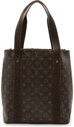 Louis Vuitton Brown Monogram Canvas Shoulder Bag Tote Bag (Pre-Owned)