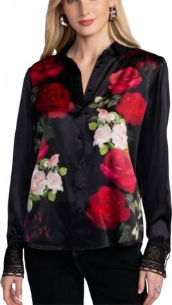 Johnny Was Averi Maria Rose Blouse In Floral