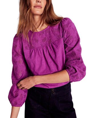 Boden May Broderie Top