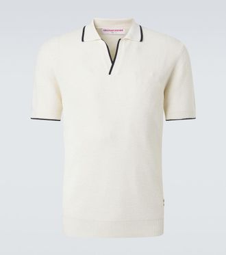 Orlebar Brown Polo Horton de piqu&eacute; de lana