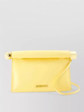 Jacquemus le rond carr&eacute; leather mini bag