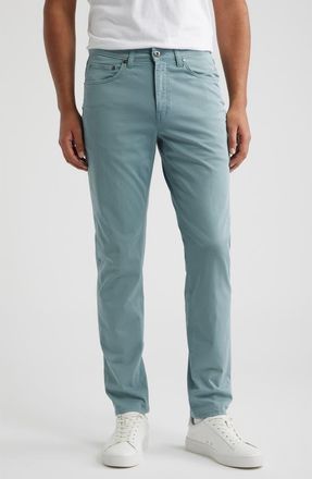 Bugatchi Stretch Cotton Pants in Shark at Nordstrom, Size 40