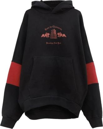 Willy Chavarria Sweatshirt - Heren - Hoodies - Zwart - L - Hoodies & sweatvesten