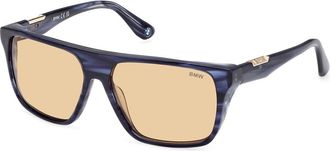 BMW BW0040-H 92J Mens Sunglasses Blue Size 57