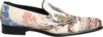 Dolce & Gabbana Loafers met paillettenborduursel - Heren - Loafers - Veelkleurig - 43 EU - Pailletten - Schoenen