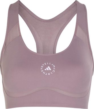 Stella McCartney Adidas X Stella Mccartney Power Impact Stretch-jersey Training bra - Purple - S (UK8-10 / S)