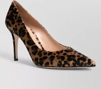 Gianvito Rossi leopard-print pumps