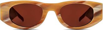 Thierry Lasry Mastermindy 6385 Womens Sunglasses Yellow Size 48