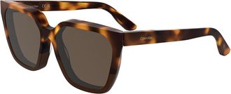 Calvin Klein CK25500S 238 Womens Sunglasses Brown Size 57