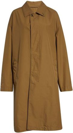 Christophe Lemaire Water Repellent Car Coat in Khaki at Nordstrom, Size X-Small