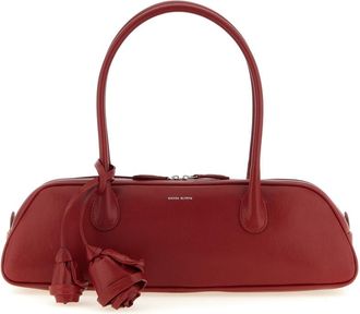 Magda Butrym Red Brigitte Trapeze Large Shoulder Bag