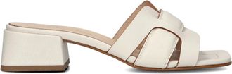 Stefano Lauran Schoenen, Dames, Wit, 40 EU, Leer, Elegante Witte Sandalen