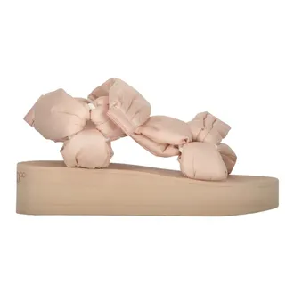 Red Valentino Schoenen, Dames, Roze, 40 EU, Polyester, Roze sandalen