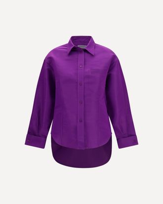 Balenciaga Asymmetric cotton Shirt Female 36