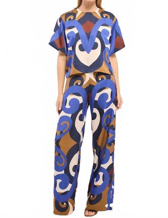 Misa Womens Rain Top In Blue
