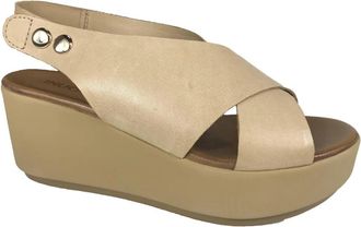 Inuovo Kameel Sandaal Schoenen - Dames - Sleehakken - Bruin - 41 EU - Schoenen