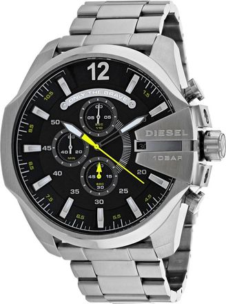 Diesel Mens Mega Chief Blue Dial Watch