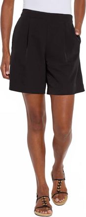 Lyssé Womens Dia Pleated Short In Black