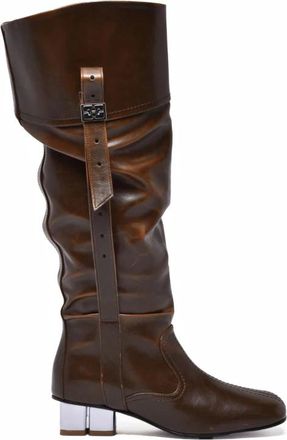 Ganni Schoenen, Dames, Bruin, 37 EU, Heeled Boots