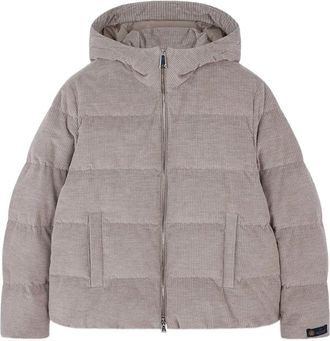 Paul & Shark Donsjack met capuchon - Beige