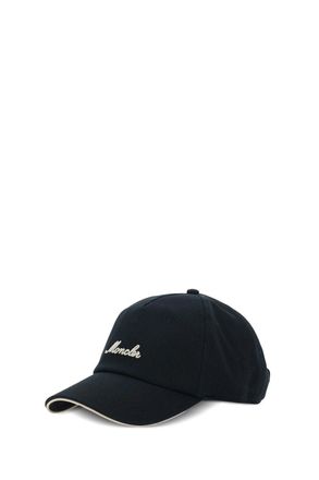 Moncler SIGNATURE LOGO CAP Size: OS, colour: BLACK