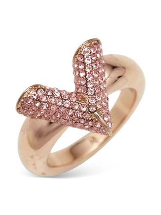 Louis Vuitton Essential V rhinestone ring - Pink
