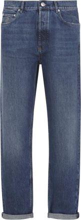 Brunello Cucinelli Blue Cotton Jeans