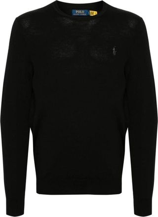 Ralph Lauren Pullover - Heren - Ronde hals truien - Zwart - XL - Truien & Vesten