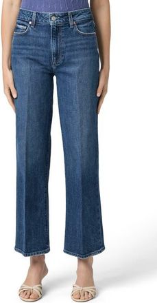 Paige Leenah High Waist Ankle Wide Leg Jeans in Soundcheck at Nordstrom, Size 25