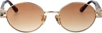 Linda Farrow Oval Sunglasses Lfl1657 C2 Sun 02